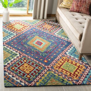 BUNGALOW ROSE Vahakn Wool Geometric Rug