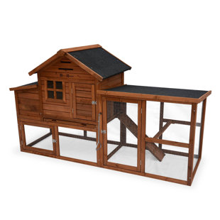 ARCHIE & OSCAR Bernice Chicken Coop with Chicken Run