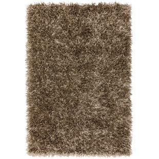 MERCER41 Marlene Solid Colour Hand Woven Gunmetal Area Rug