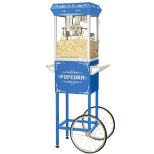 SUPERIOR POPCORN COMPANY 8 oz. Master Popcorn Machine with Cart and Warming Light