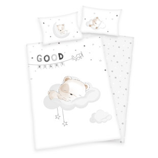 HERDING HEIMTEXTIL Kinder-Bettwäsche Sleeping Little Bear