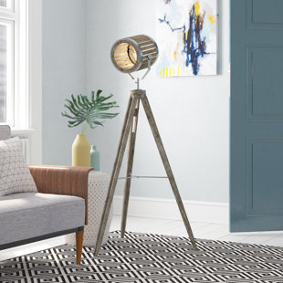 WROUGHT STUDIO Burwell 151cm Tripod Floor Lamp
