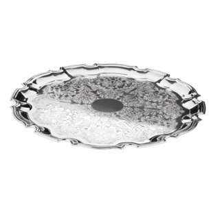 CORBELL SILVER COMPANY Queen Anne Silver Plated Tray