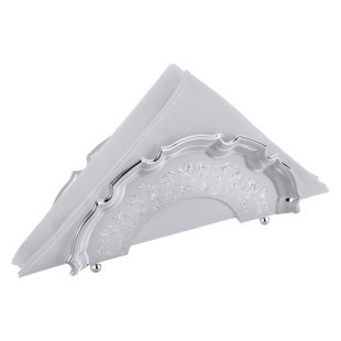 CORBELL SILVER COMPANY Queen Anne Silver Plated Napkin Holder