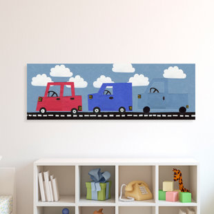 HONEYBEE NURSERY New Fairfield Traffic Jam Canvas Art