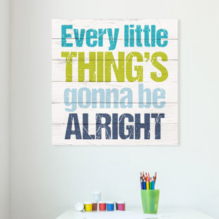 HONEYBEE NURSERY Leinwand Hesiod Gonna Be Alright