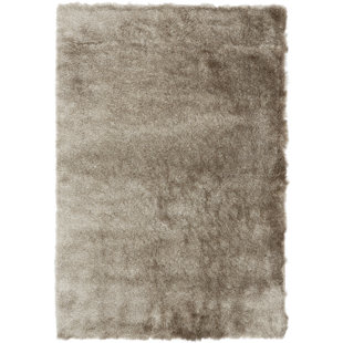 ROSDORF PARK Makaila Silky Shaggy Mocha Area Rug