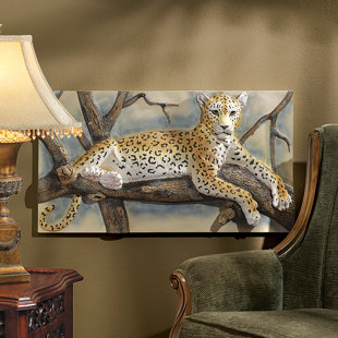 DESIGN TOSCANO The Leopards Lair Sculptural Wall Décor