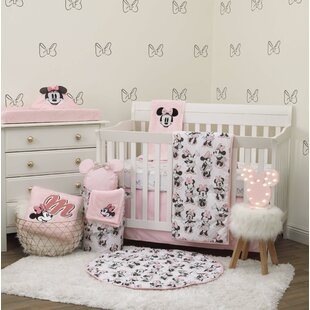 Nojo Disney Minnie Mouse Nursery 6 Piece Crib Bedding Set