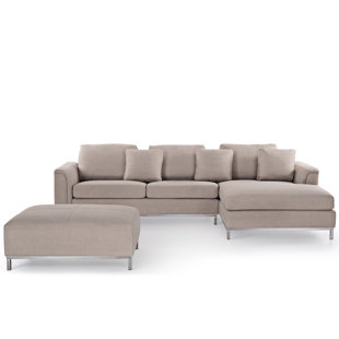 BRAYDEN STUDIO Frances 3 - Piece Upholstered Large Sectional