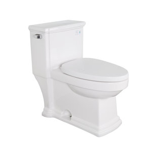 KDK HOME 1.28 Gallons GPF Round Floor Mounted Kit (Seat Included)