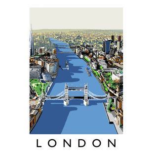 GEORGE OLIVER London - Single Picture Frame Print