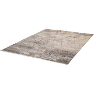 BOROUGH WHARF Pereira Shag Taupe Rug