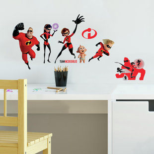 ROOM MATES Incredibles 2 Peel and Stick 23 Piece Wall Decal Set