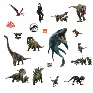 ROOM MATES Jurassic World Fallen Kingdom Peel and Stick Wall Decals by RoomMates