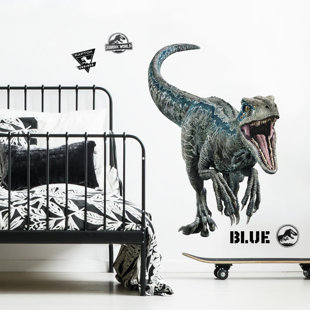 ROOM MATES Jurassic World Fallen Kingdom Velociraptor Giant Peel and Stick Wall Decals by RoomMates