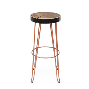 BLOOMSBURY MARKET Gant Solid Wood 74cm Stool