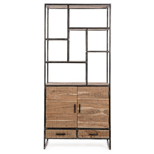 WILLISTON FORGE Zaria 200cm H x 90cm W Etagere Bookcase
