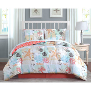 AVONDALE MANOR Belize Coastal Abstract Comforter Set