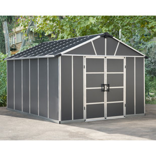 CANOPIA BY PALRAM Yukon 13 ft. W x 11 ft. D Polycarbonate Garden Shed