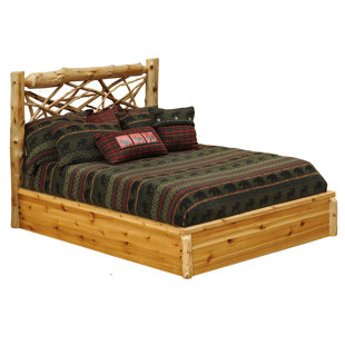 FIRESIDE LODGE Cedar Solid Wood Bed