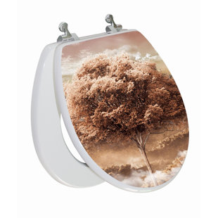 TOPSEAT 3D Vario Scenario Series Round Toilet Seat and Lid