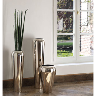 FINK Tutzi Handmade Metal Floor Vase