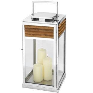 FINK Genua Wooden/Stainless Steel Lantern