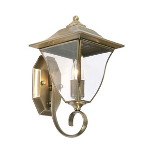 CLASSICLIVING Bratton Heights Brass 35cm H Outdoor Wall Lantern