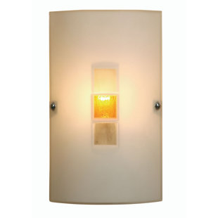 17 STORIES Small Point Glass Flush Mounted Sconce