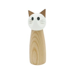 Peterson Housewares Inc. Cat Wooden Salt or Pepper Grinder