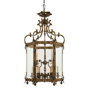 METROPOLITAN BY MINKA 9 - Light Lantern Geometric Chandelier