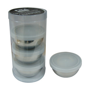 NU STEEL Food Storage Container - Set of 4 (Set of 4)