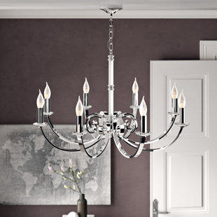 THREE POSTS Ameche 8-Light Candle Style Chandelier