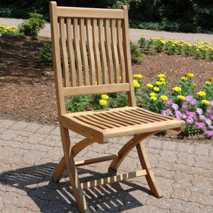 REGAL TEAK Rockport Teak Outdoor Dining Side Chair (Set of 2)