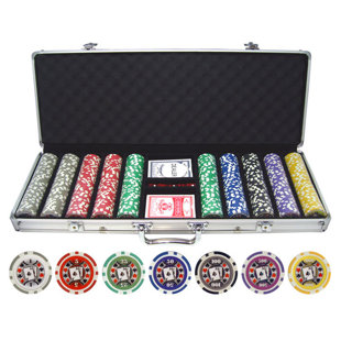 JP COMMERCE 500 Piece Big Slick Poker Chip