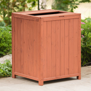 LEISURE SEASON Receptacle 60 Gallon Trash Can