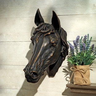 DESIGN TOSCANO Freedom Spirit Horse Wall Sculpture