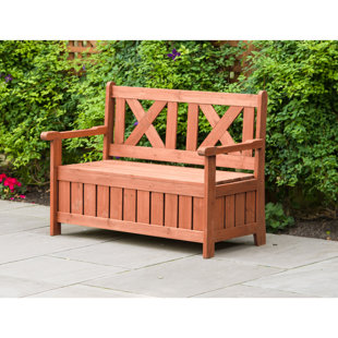 LEISURE SEASON Harper Cedar Outdoor Bench