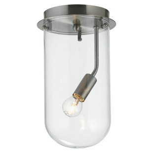 BREAKWATER BAY Shreveport Glass Flush Mount