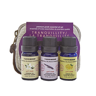 T-ZONEHEALTH Tranquillity 3 Piece 10ml Essential Oils Set