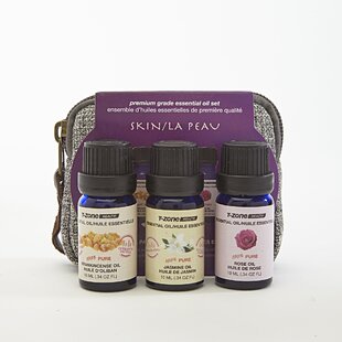 T-ZONEHEALTH Skin 3 Piece 10ml Essential Oils Set