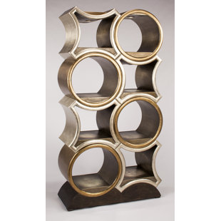 ARTMAX 82" H x 41" W Geometric Bookcase
