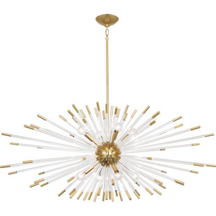 ROBERT ABBEY Andromeda 8 - Light Dimmable Sputnik Sphere Chandelier