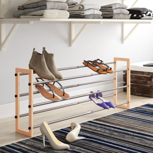 REBRILLIANT 12 Pair Stackable Shoe Rack