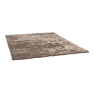 MERCER41 Solid Colour Brown Area Rug