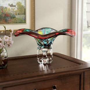 BRAYDEN STUDIO® Wedgeworth Glass Decorative Bowl 1