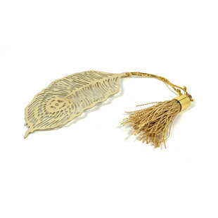 CLASSY R US 4 Piece Feather Bookmark Set