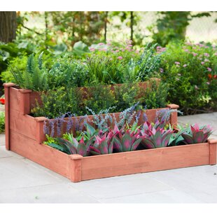 LEISURE SEASON Wood Raised Garden Bed