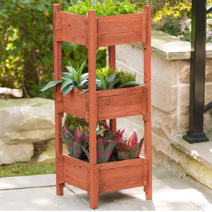 LEISURE SEASON Wood Vertical Garden